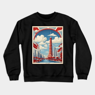 Chicago Illinois United States of America Tourism Vintage Travel Crewneck Sweatshirt